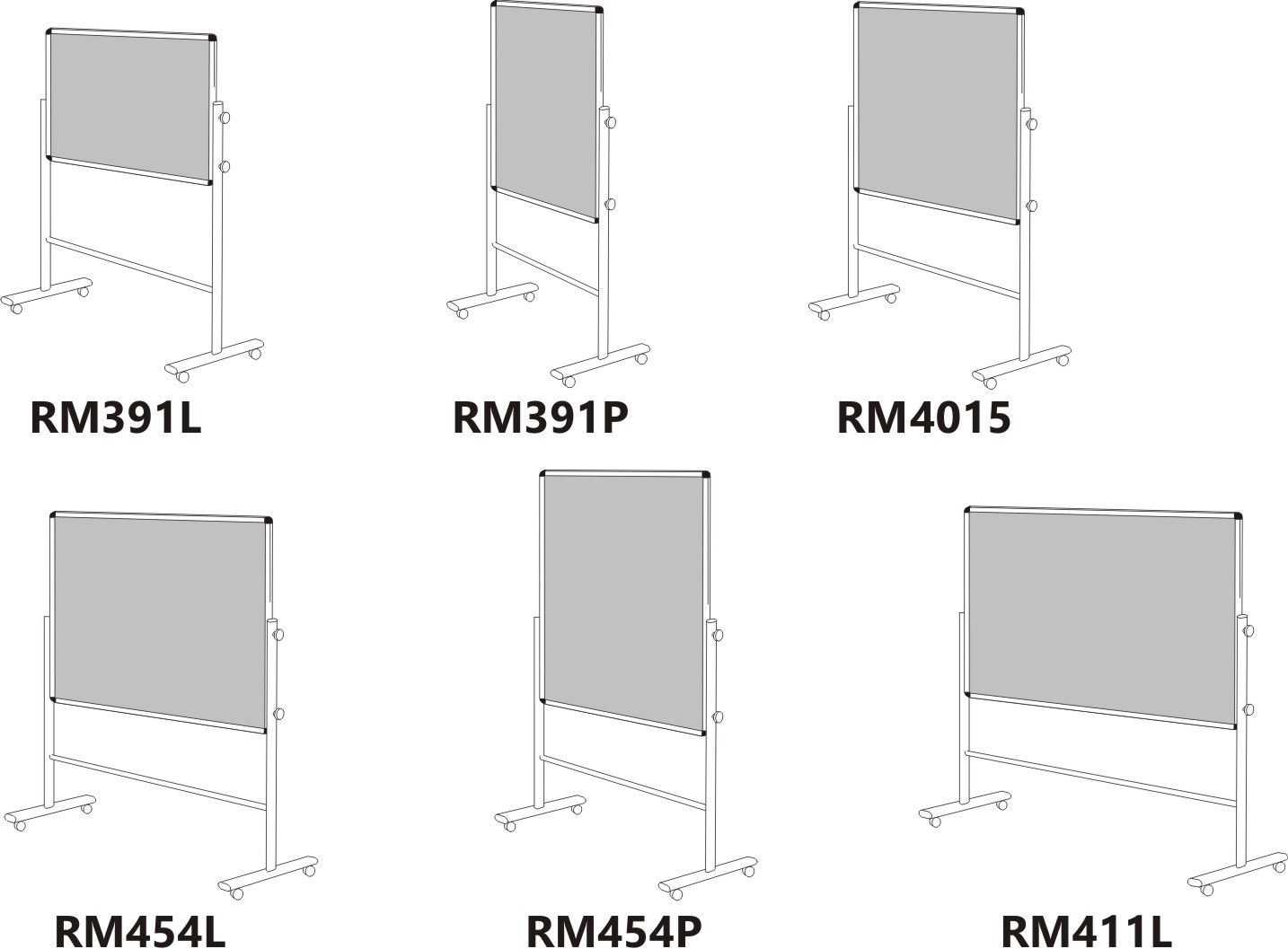 Resist-A-Flame Double Sided Mobile Noticeboard